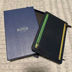 Royce RFID Blocking Four Zip Travel Organizer